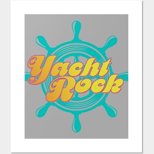 Party Boat Drinking print Yacht Rock Captain's Wheel Posters and Art